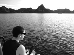 Fishing on Halong Bay